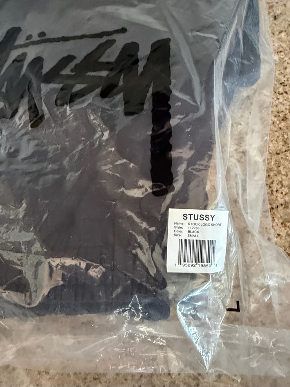 Stussy stock logo shorts